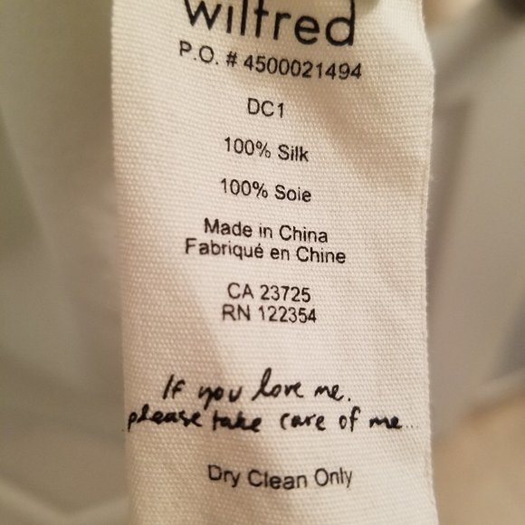 Aritzia Wilfred silk blouse - Picture 4 of 4